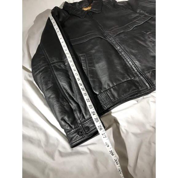 Watershed by William Harry Black Lamb Skin Leather Jacket - Picture 8 of 10
